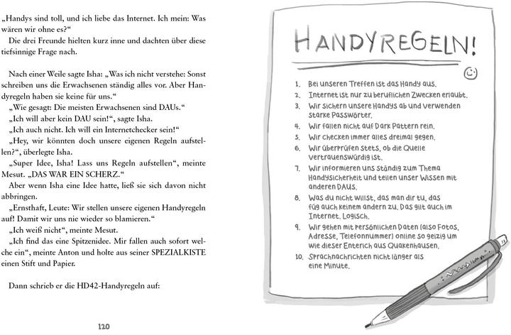 Produktbild Die Hochhaus-Detektive Bd02 - Achtung, Handyfalle! (Deutsch, Elli Bruder, Johanna Lindemann, 2023)