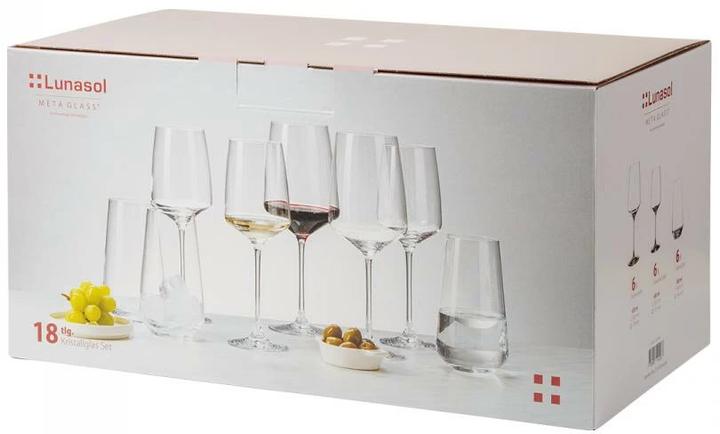 Produktbild Sola Weingläser-Set 21 st Century Glas Lunasol 18-teilig (65 cl, 18 Gläser, Weissweingläser, Weingläser Set, Rotweingläser)
