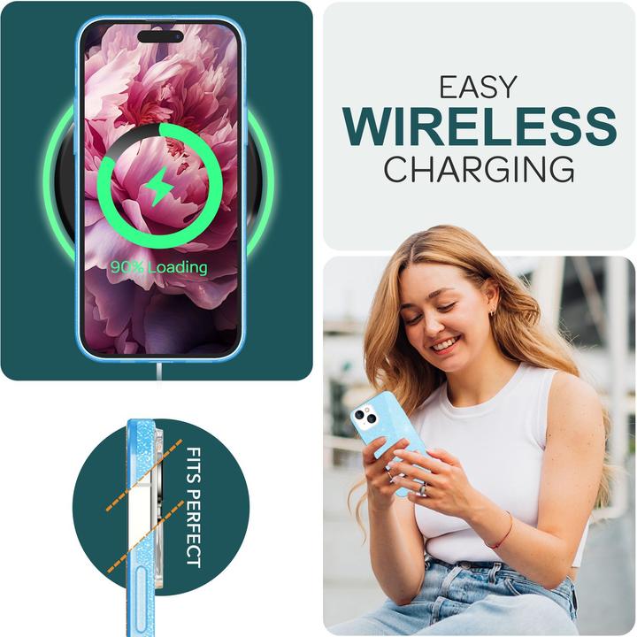 Produktbild Nalia Glitzer Hülle (Apple iPhone 15 Plus)