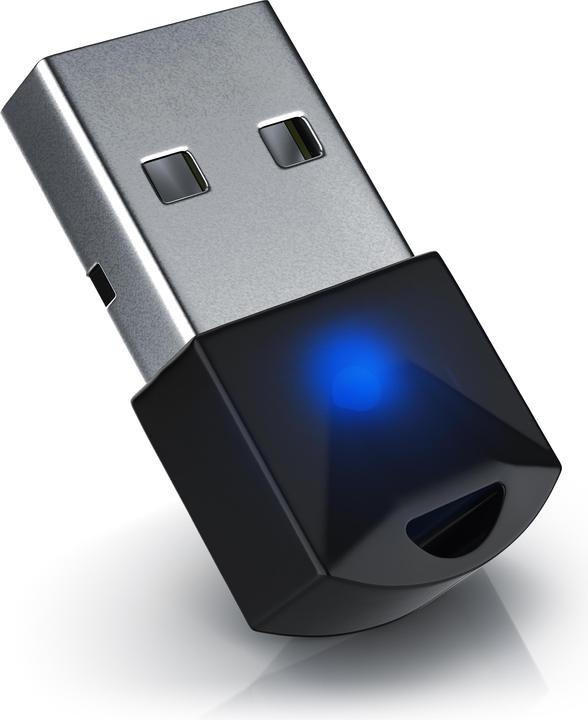 Immagine prodotto Aplic Adattatore USB Bluetooth 5.0 per PC/laptop, ricevitore/trasmettitore, dongle compatibile con (Trasmettitore e ricevitore)