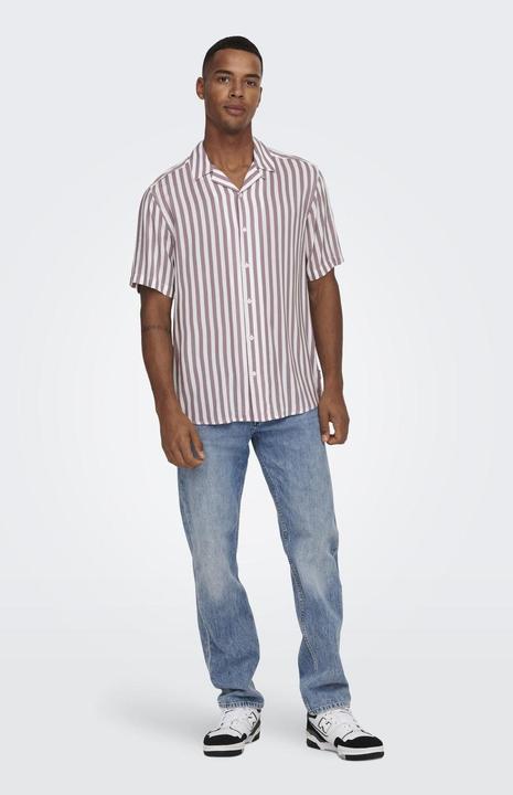 Actual product image Only & Sons Striped short sleeve shirt (XL)