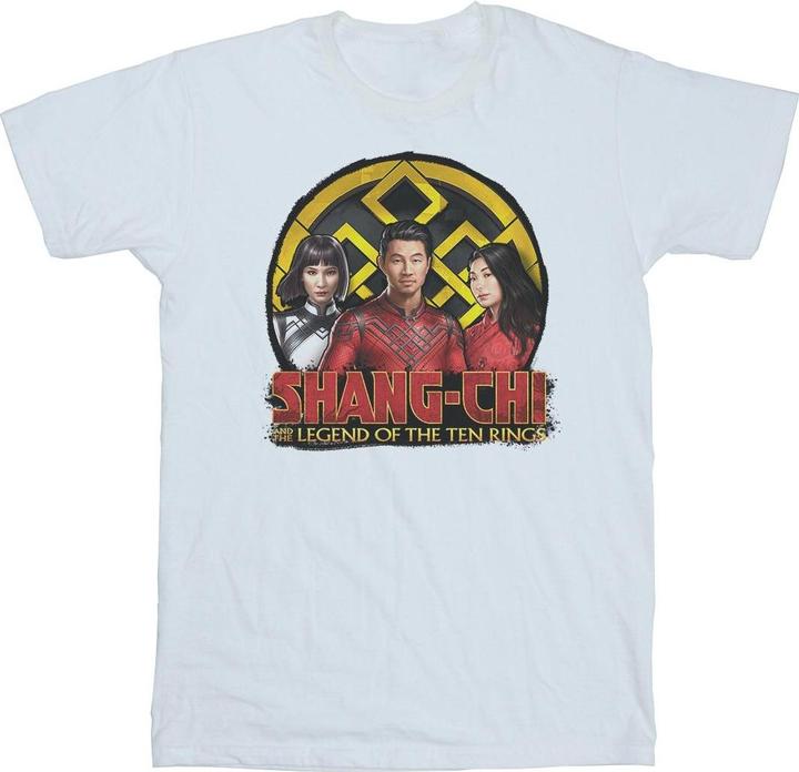 Actual product image Mens Shang-Chi And The Legend Of The Ten Rings Group Logo Emblem T-Shirt (S)