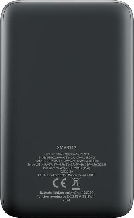Produktbild Livoo Mini20 – externer 18-W-USB-C-Akku – 20.000 mAh (20000 mAh, 18 W, 18 Wh)