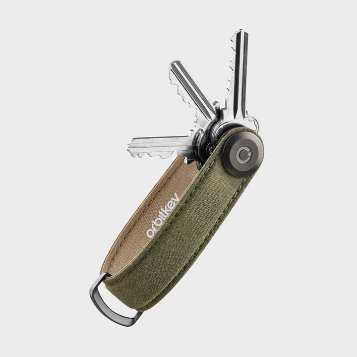 Image du produit Orbitkey Porte-clés en toile cirée - Vert kaki