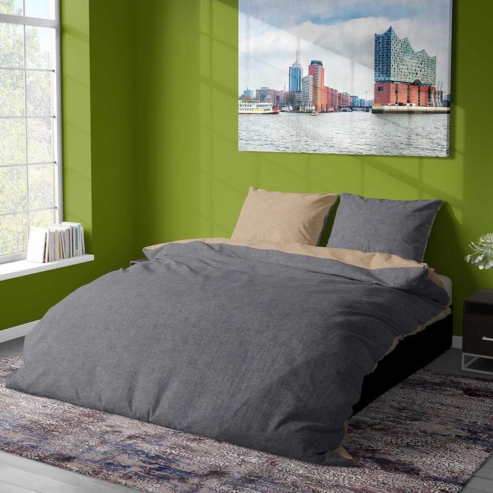 Actual product image Traumschlaf Melangebiber (Pillowcase, 80x80 cm)