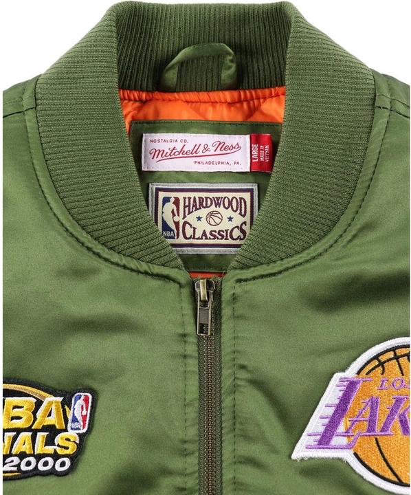 Image du produit Mitchell & Ness NBA Flight Satin - LA Lakers Veste à Bomber - 103809 (L)