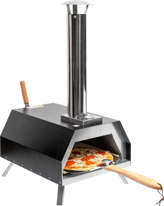 InnovaGoods Pelletofen für Pizzas mit Zubehör Pizzahven (Pizzaofen Elektro)