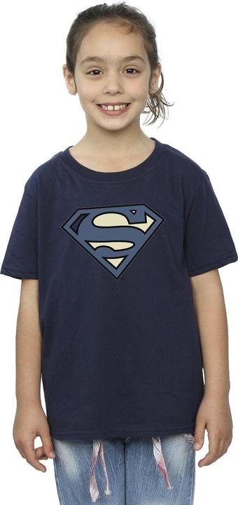 Immagine prodotto Superman Indigo Blue Logo Maglietta Ragazze (128)