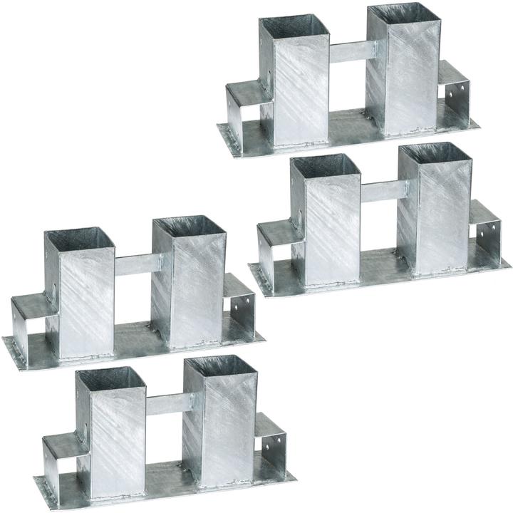 Immagine prodotto tectake Aiuto per impilare il legno 4 pezzi.