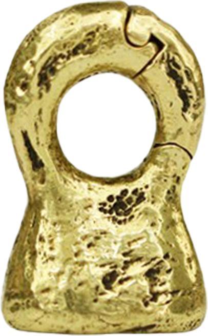 Actual product image Star Piercing Ohrgewicht klappbar vergoldet Sack (Brass)