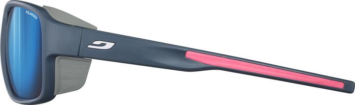 Image du produit Julbo Monterosa 2 Spectron 3 Lunettes de glacier polarisées (bleu foncé-rose-blanc mat, Bleu)
