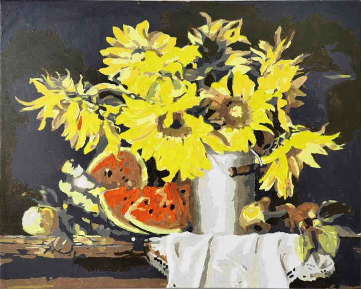 Actual product image Craft Buddy Painting by numbers picture set 40x50cm summer table