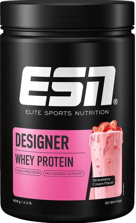 Image du produit ESN Designer Whey Protein (Crème, Fraise, 1 pcs, 908 g)