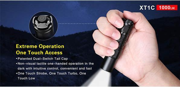 Actual product image Klarus LED Flashlight XT1C 1000Lm (1000 lm)