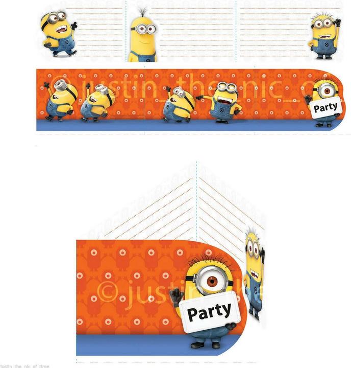 Produktbild Minions Einladungsset (12er Pack) (12 Stk.)