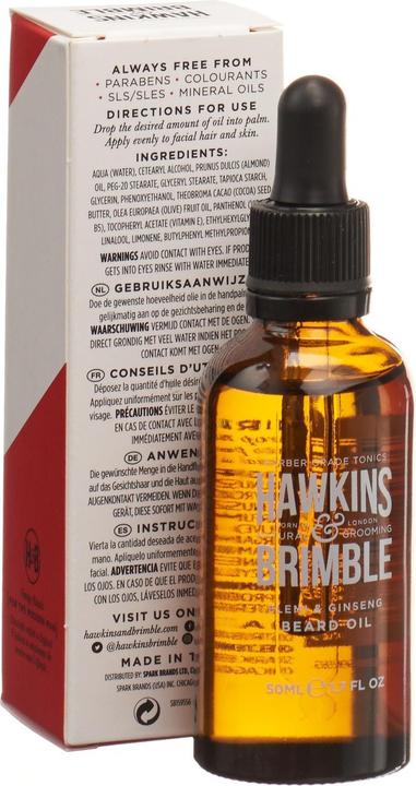 Immagine prodotto Hawkins & Brimble Olio di barba (50 ml)