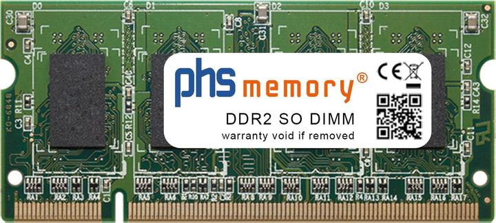 Image du produit PHS-memory 512MB Mémoire RAM pour Lexmark X792de DDR2 SO DIMM 667MHz PC2-5300S (Lexmark X792de, 1 x 512MB)