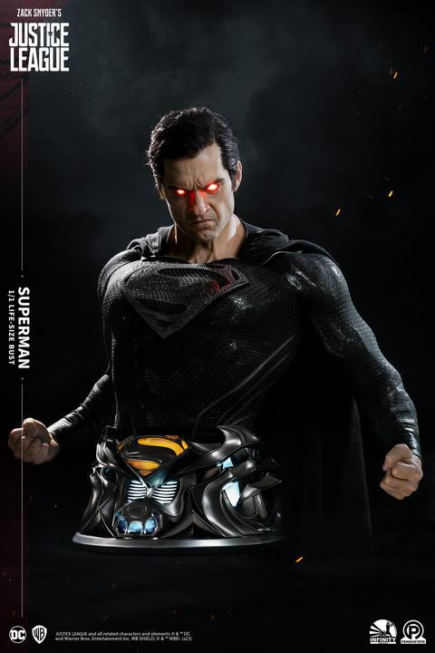 Immagine prodotto Infinity Studios Snyder's Justice League "Superman - Versione Nera" 1/1 Busto a grandezza naturale