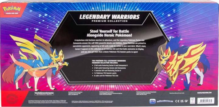 Actual product image Pokémon TCG: Legendary Warriors Premium Collection Box (English, Box Set & Collection)