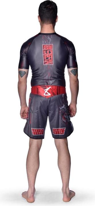 Actual product image 8Weapons 8 WEAPONS Rashguard, S/S, Hit 2.0, navy-black, M (M)