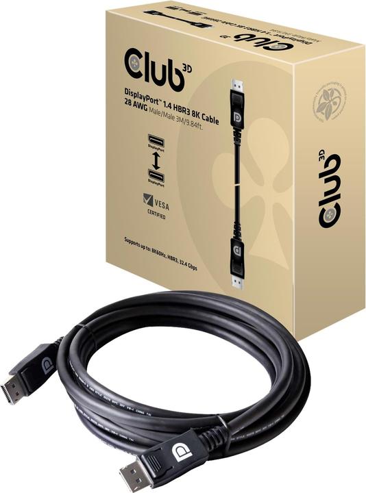 Immagine prodotto Club 3D DisplayPort — DisplayPort (3 m, DisplayPort)