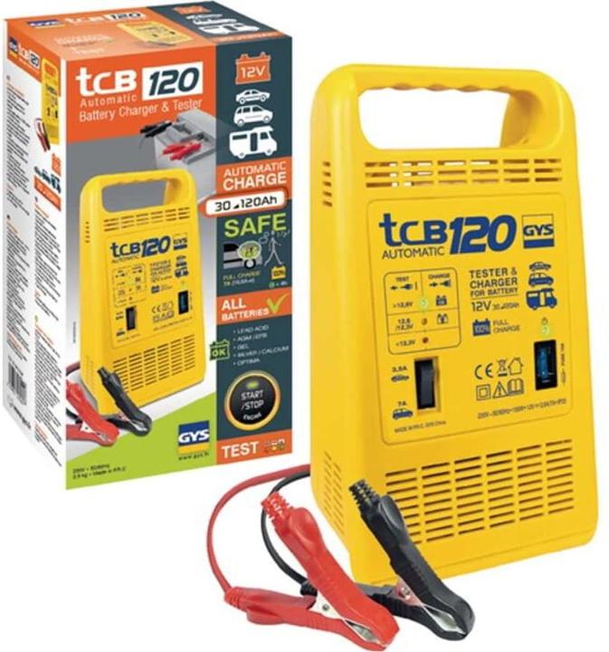 Actual product image GYS Battery charger TCB 120 automatic (12V, 10.50 A)