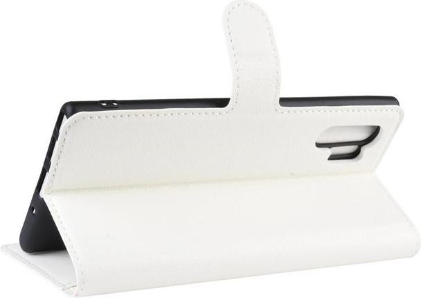 Productafbeelding MU Classic Litchi Leren Boekomslag Serie (Samsung Galaxy Note 10+ 5G, Samsung Galaxy Note 10+)
