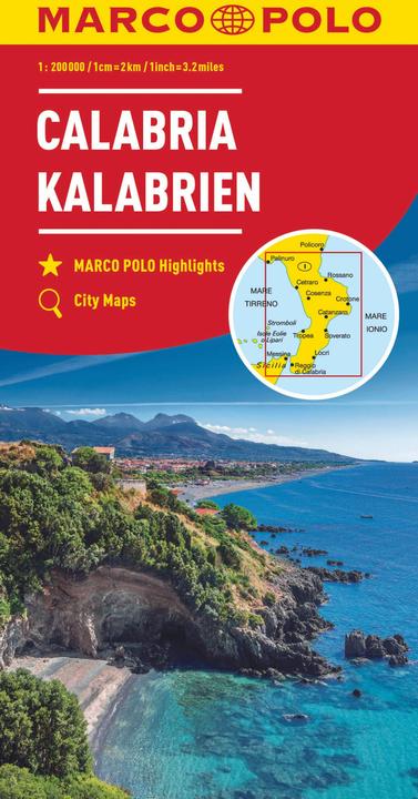 Produktbild MARCO POLO Karte Kalabrien
