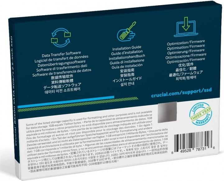 Produktbild Crucial BX500 (240 GB, 2.5")