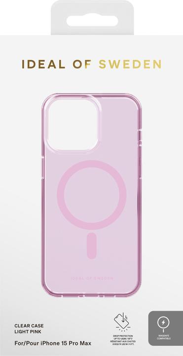 Image du produit iDeal Of Sweden Magsafe Designer Hard-Cover Light Pink clear (Apple iPhone 15 Pro Max)