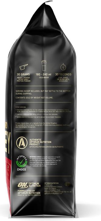Produktbild Optimum Nutrition Gold Standard 100% Whey (Fräser, 1 Stk., 4530 g)
