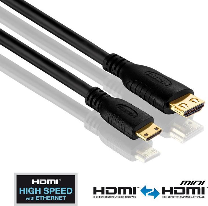 Produktbild Purelink HDMI (Typ A) — mini HDMI (Typ C) (1 m, HDMI)