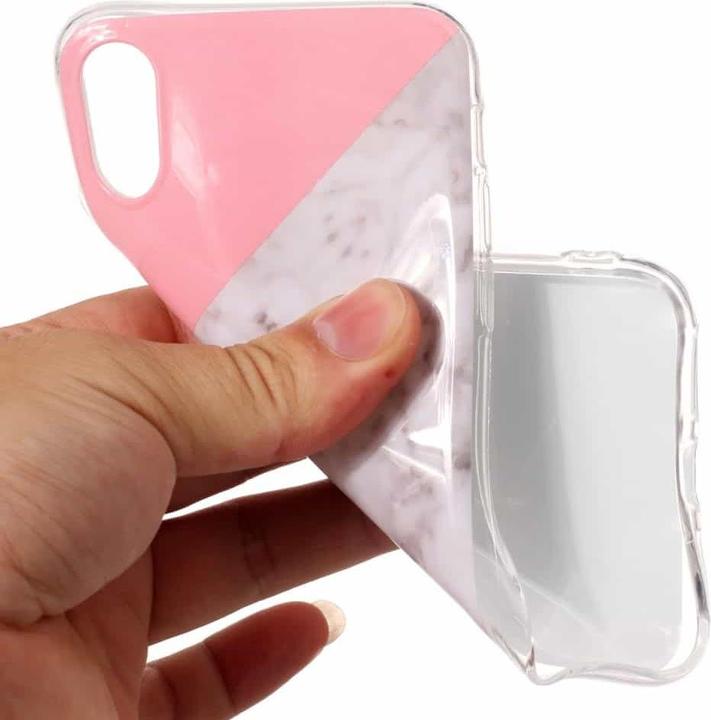 Image du produit Ueli Express iPhone XS / X Coque en caoutchouc TPU aspect marbre BWP (Apple iPhone XS, Apple iPhone X)