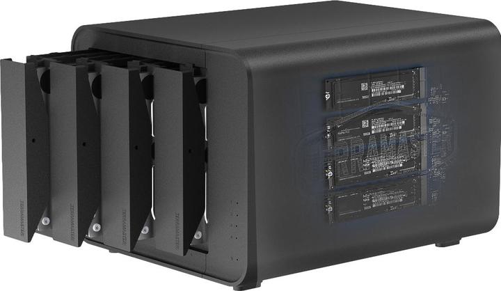 Produktbild Terramaster DAS 8-BAY USB 3.2 GEN 2 D8HYBRID RAID 0/1/SINGLE/JBOD (2.5", M.2, 3.5")
