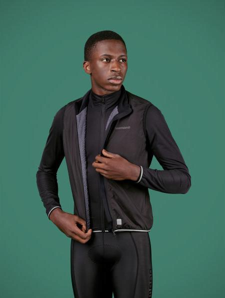 Actual product image Shimano Beaufort Long Sleeves Base Layer Black (M) (M)