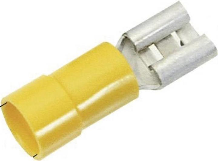 Actual product image Lapp Cable blade receptacle Plug-in width: 9.5 mm Plug-in thickness: 1.2 mm 180 ° Partially insulated
