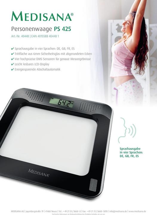 Immagine prodotto Medisana Ps 425 (180 kg)