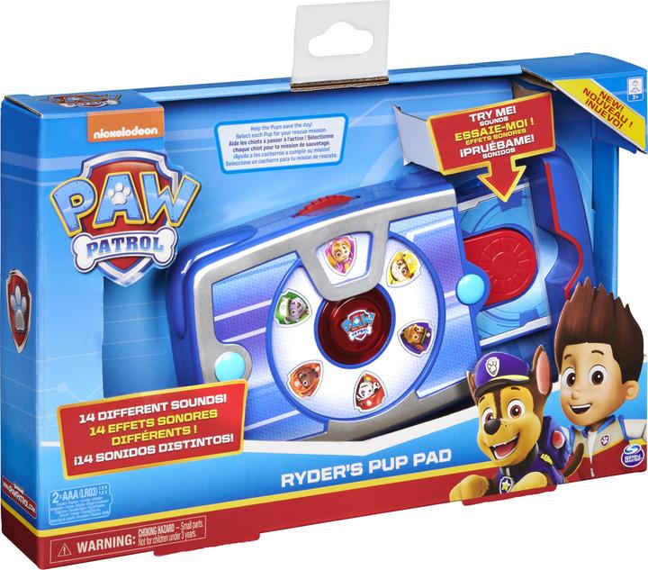 Actual product image Spin Master Paw Patrol Role Play Ryders Pup Pad (French, Italian, English)