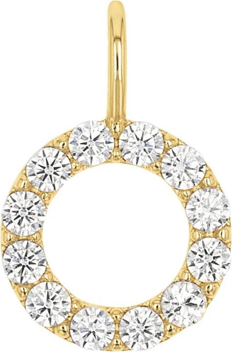 Amor Anhänger für Damen, Gold 375, Zirkonia synth. (Gold 375, 9 ct)
