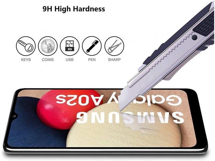 Productafbeelding Screenguard Samsung Galaxy A02s Volledig scherm Beschermende Glas Film 2.5D 9H (1 Stuk, Samsung Galaxy A02s)