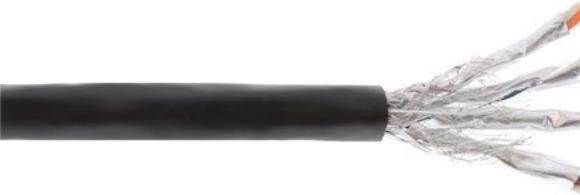 Actual product image InLine Exterior wiring cab. Cat.7a (S/FTP, CAT7a, 50 m)
