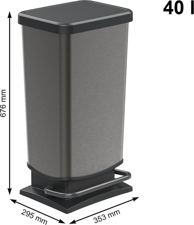Produktbild Rotho Treteimer 40 l PASO (40 l)