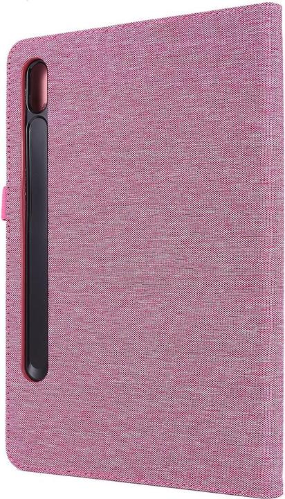 Actual product image König Design Protective Tablet Case for Samsung Galaxy Tab S7 FE Case Cover Pocket Cases Pink (Galaxy Tab S7 FE)