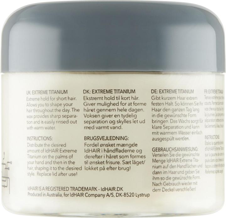 Productafbeelding IdHair Extreme Titanium Haarwas 100 ml (Haarpasta, 100 ml)
