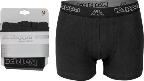 Kappa Herren Boxershorts 1P Schwarz
