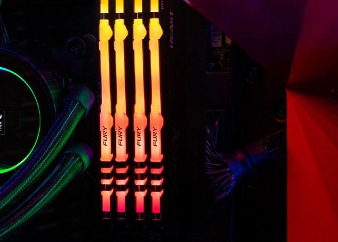 Image du produit Kingston FURY Beast (2 x 32GB, 3200 MHz, RAM DDR4, DIMM)