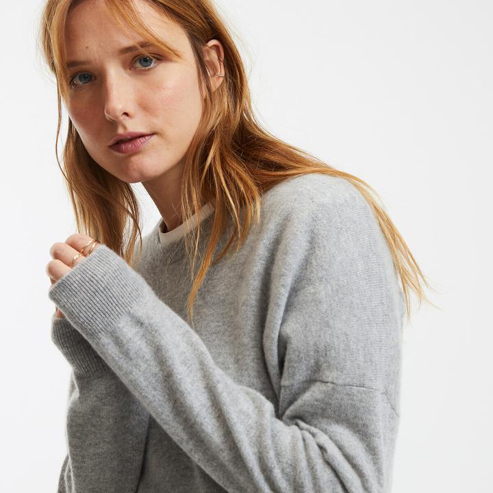 Produktbild La Redoute Collections Kaschmir-Pullover mit rundem Ausschnitt (L)