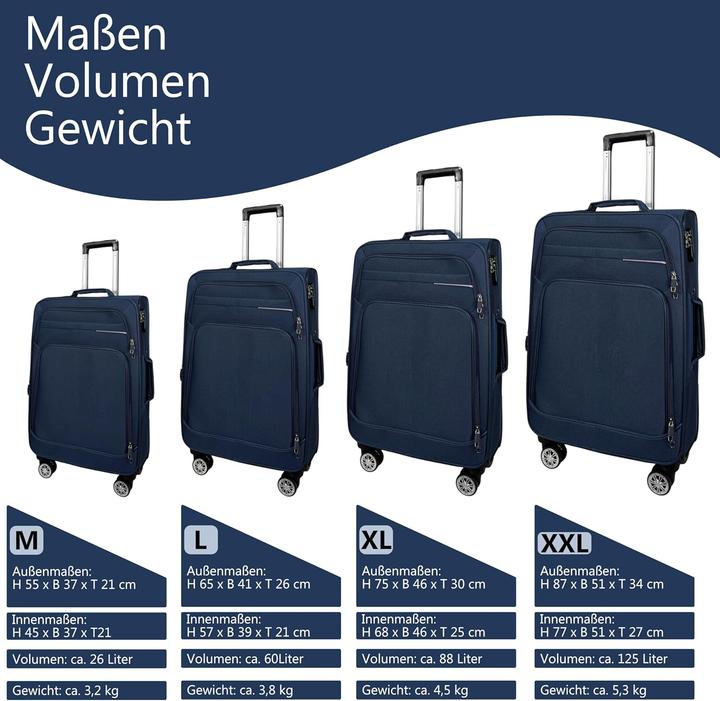 Produktbild My Travel Bag Erweiterbarer Weichgepäck-Koffer XL mit Zwillingsrollen (88 l, M (50 - 90l))