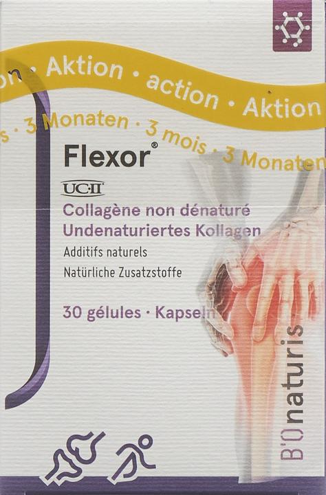 Image du produit B'Onaturis Flexor avec UCII Collagène Vitamines Minéraux 3x (90 pièce(s), Capsules, 66 g)