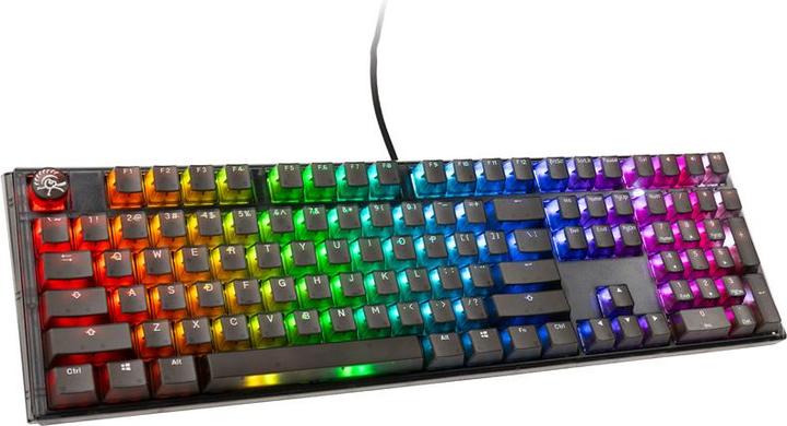 Produktbild Ducky One 3 Aura Black Gaming Tastatur, RGB LED - MX-Red (US) (Eng. Int., Kabelgebunden)